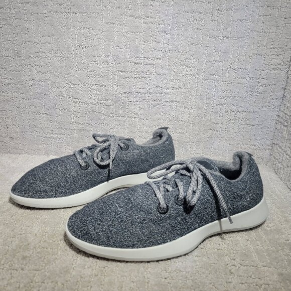Allbirds Natural Gray Merino Wool Runners Sneaker Men's Size US 10, 11. LIKE NEW - Picture 6 of 11